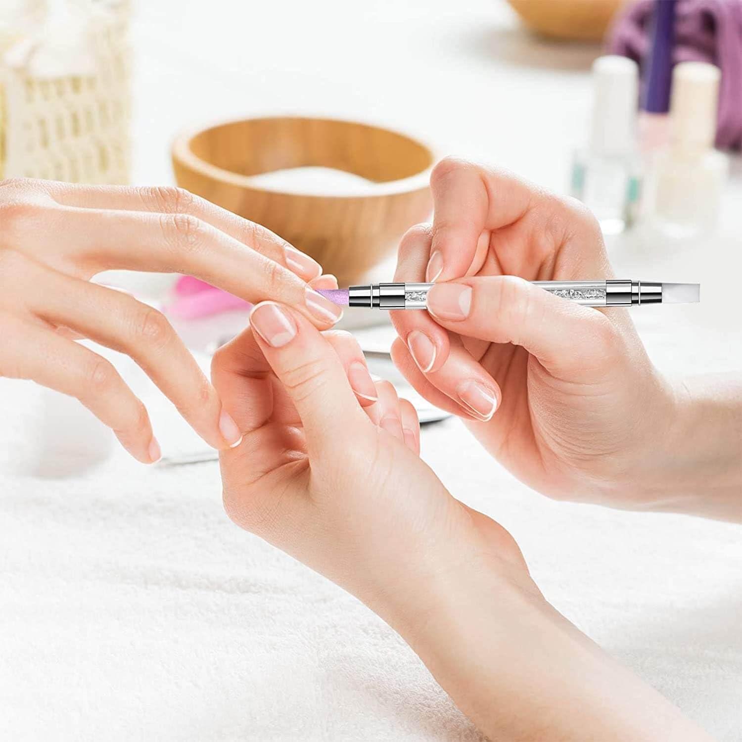 NOOVES NAILS Quartz Dual Stick - końcówka kwarcowa i guma