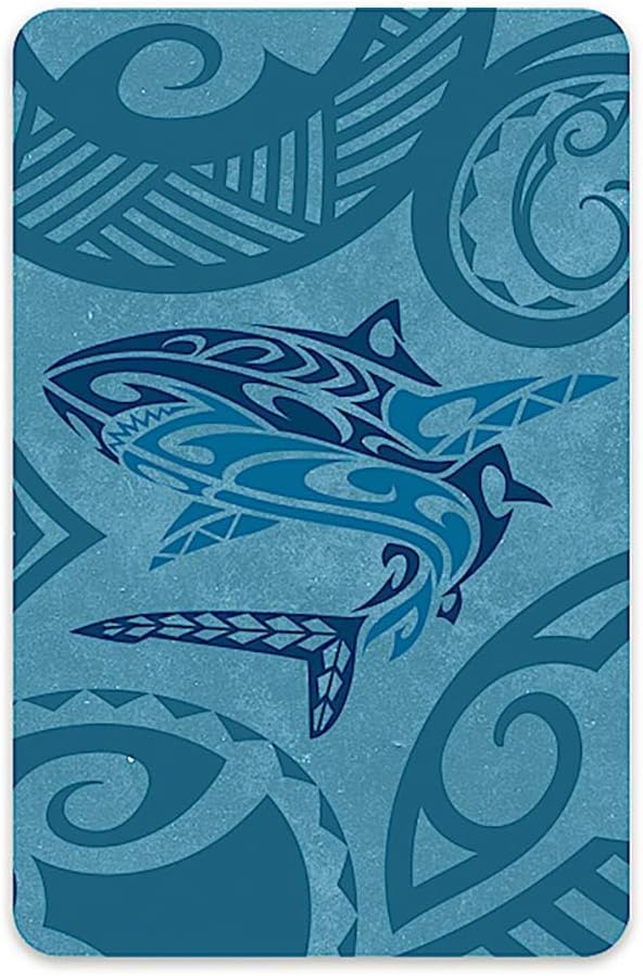 Welcome to the Islands Hawaii Style Playing Cards Tribal Shark - Island-Theme, Custom, Unisex, Colorful, Acrylic Case, All Ages, 36+ to 72+