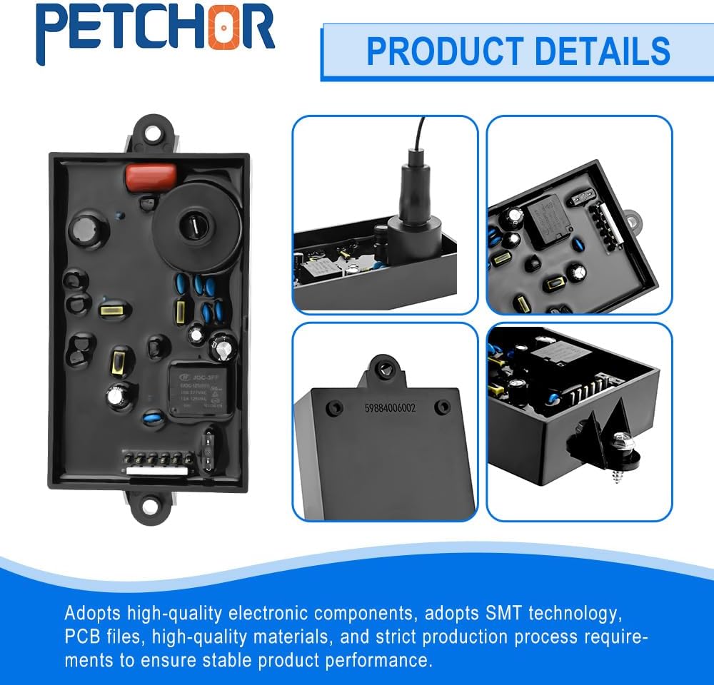 91367 91504 RV Water Heater Control Circuit Board, Universal Ignition Control Replace 91504 91420 91606 93309 Compatible with Atwood 91420 91606 Dometic SVC Used with Gas/Electric 12 VDC