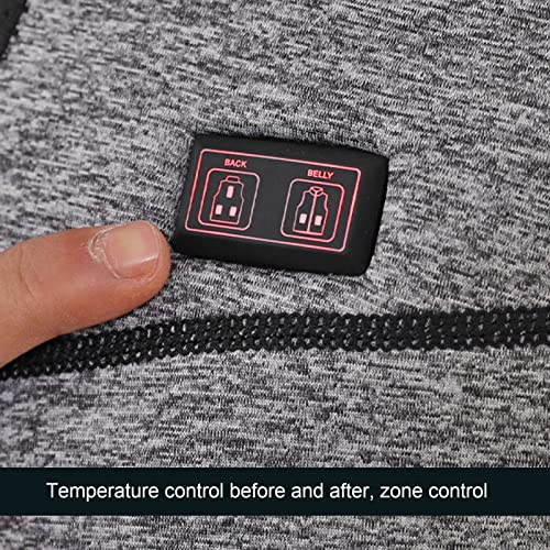 Colete Aquecido Elétrico, Operação Simples, Controle de Temperatura Inteligente, Colete Aquecido Mul