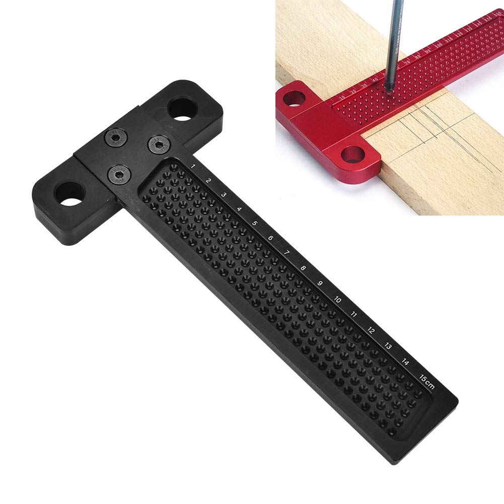 Outil de travail du bois multifonction de haute précision règle de type T outil à main de mesure 5-159mm pour la construction tout neuf
