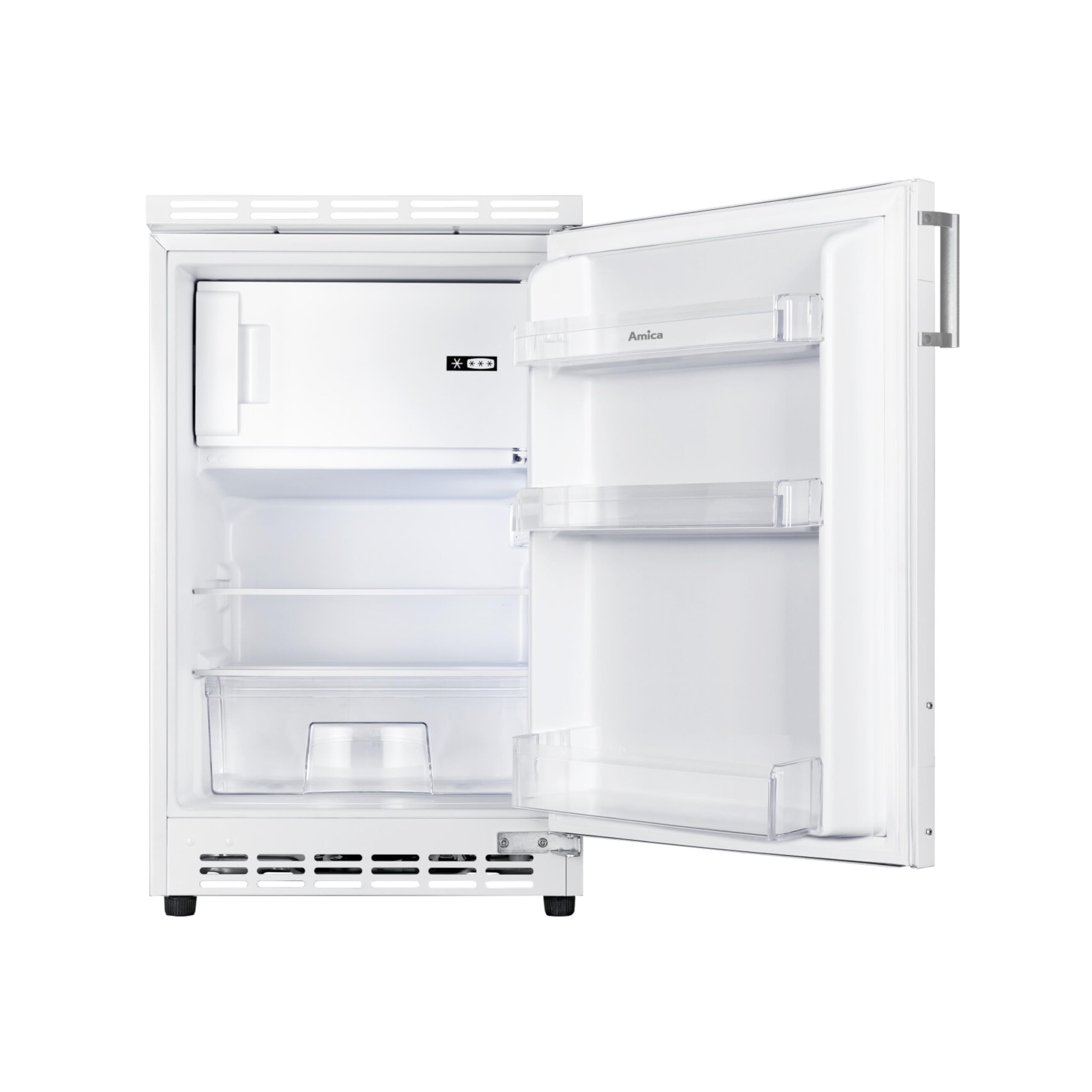 Amica UKSD 361 961 - Frigorifero da incasso decorativo, 815 mm, nicchia/controllo elettronico/motore inverter