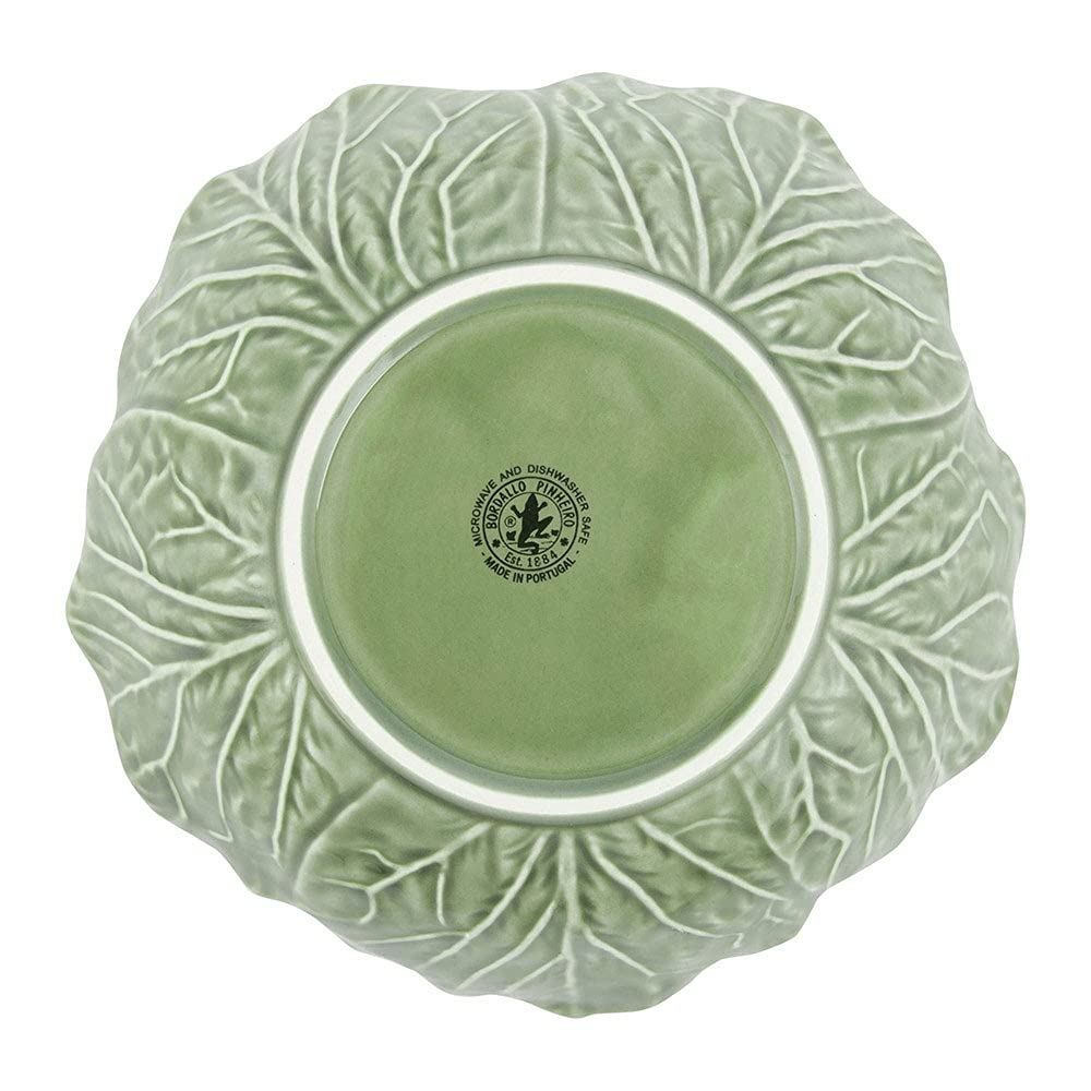Bordallo - Pinheiro Insalatiera in ceramica 29,5 cm.| Couve Verde