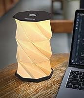 Vista 1 de Foldable LED Desk Lamp – USB Rechargeable & Portable - Dimmable Touch Control Light with Adjustable Height up to 8.25" for Office, Travel, Bedside