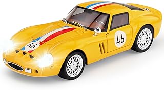 Toy Ferrari 250 GTO Model Cars 1:32 Scale Diecast Pull Back Vehicle with Light and Sound, Alloy Diecast Toy Car for Boy Girl 3-8 Years Old, Collectible Gifts Cars for Kids Ages 4-12