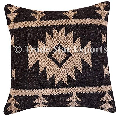 Federa per cuscino con stampa a blocchi indiani, set di federe per cuscini boho, cuscini decorativi in cotone biologico - Italia