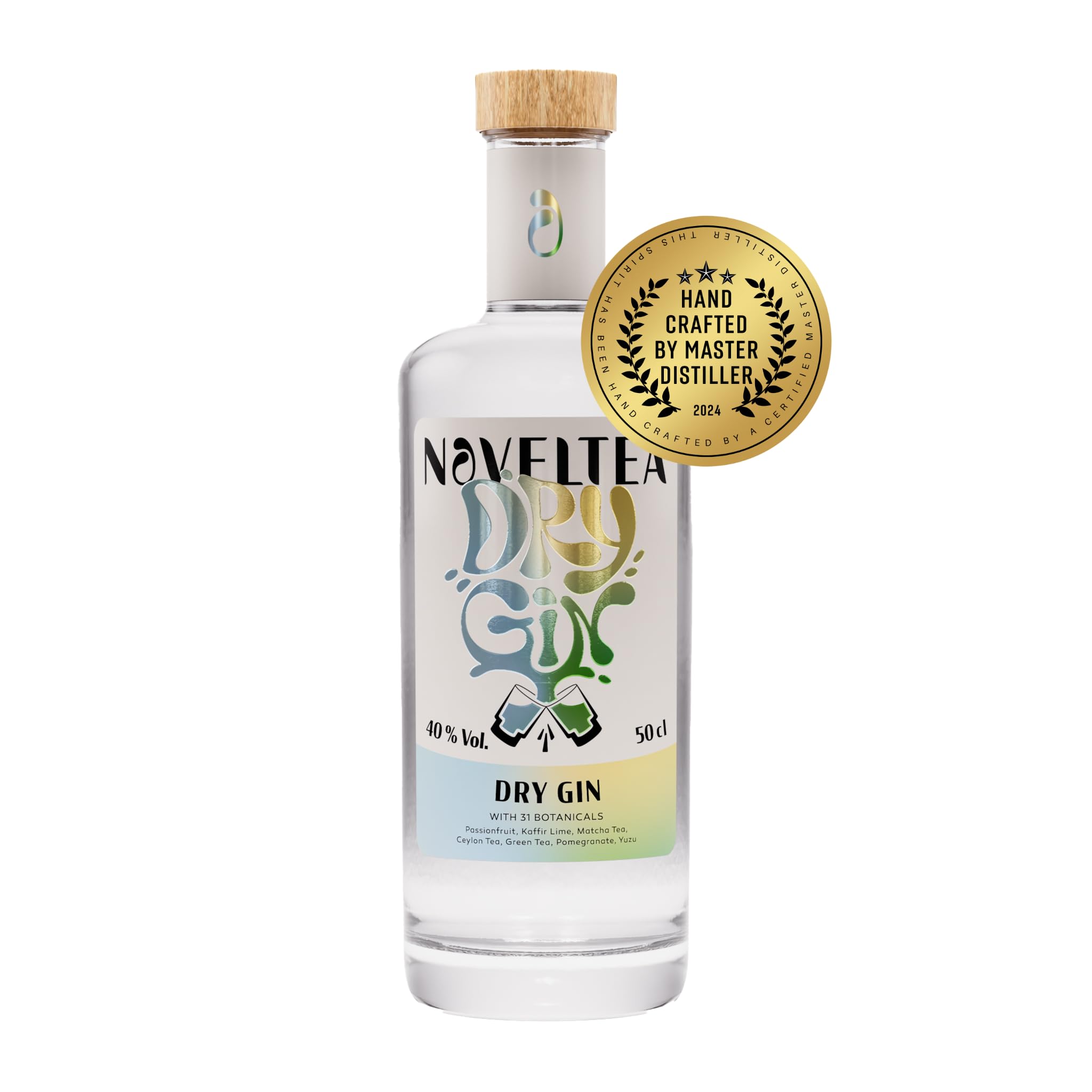 Noveltea Dry Gin | Gin with Tea Botanicals | 40% Vol. | Vegan | Gluten free