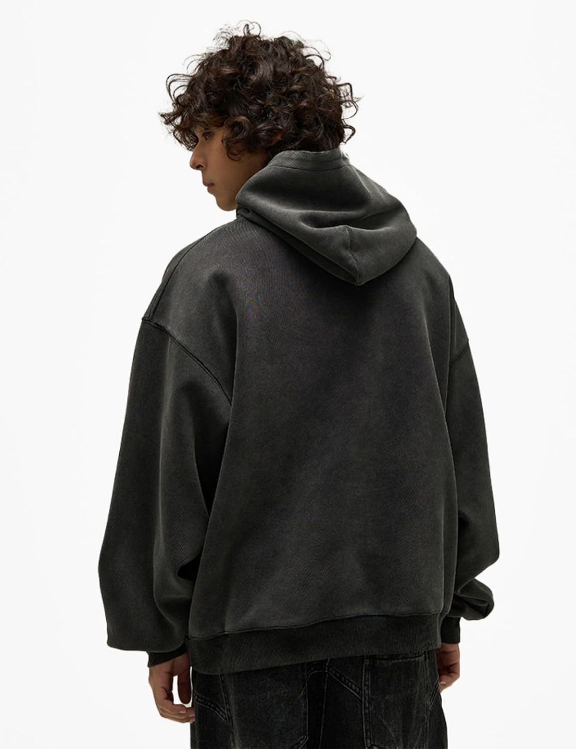 Men’s Graphic Hoodie Sweatshirt Unisex Oversized Long Sleeve Pullover with Front Pouch Pocket - Image 5