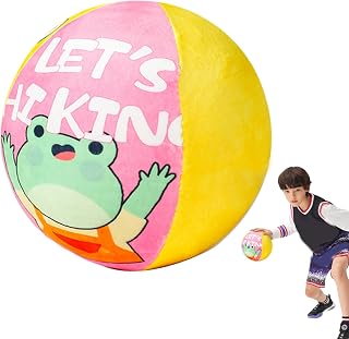 Pruojhw Silent Baloncesto Kid, Silent Basketball Dribbling Indoor - Kid Quiet Bounce Sin Ruido | con patrón de dibujos animados, agradable para la piel sensible de los niños, para jugar