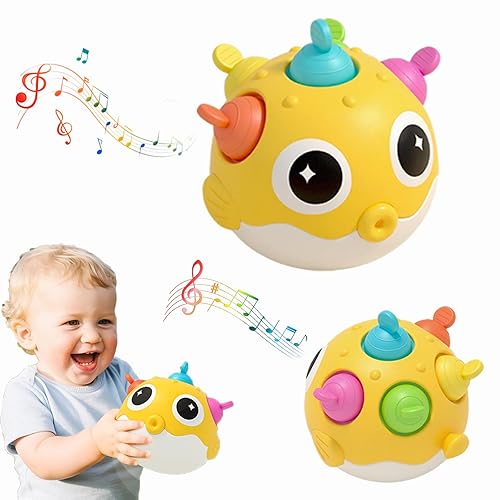 Baby Toys 0-6 Months & 6-12 Months,Baby Rattle Toy,Baby Teething Toys 3-6,Musical Sensory Toys,Baby Essentials for Boys & Girls,Newborn Infant Learning Developmental Christmas Gifts