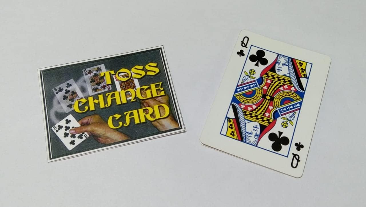Patil Magic Toss Change Card Playing Card Deck Magic Trick