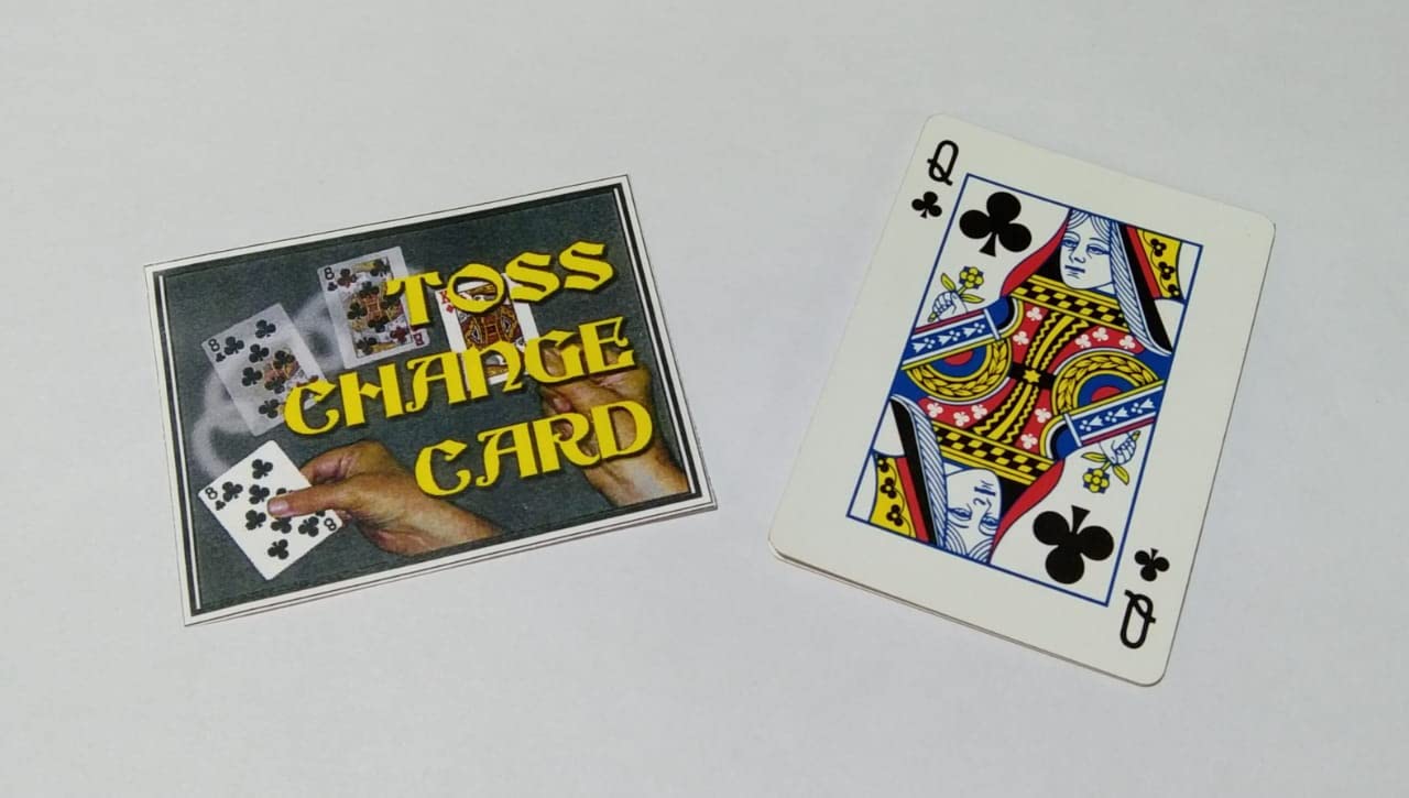 Patil Magic Toss Change Card Playing Card Deck Magic Trick