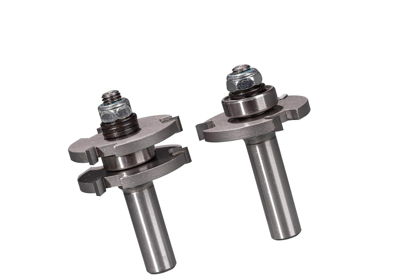 BETOP Tongue-Groove Router Bits, 1-7/8" Dia., 1/2" Cutting Depth, 2-Flute Carbide, V-Groove Cut