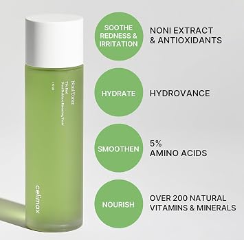 celimax Noni Moisture Balancing Toner | with Noni Extract, Facial Astringent, Hydrating, Exfoliating, for Sensitive Dry Skin, Fine Lines, Korean Skincare, 150ml