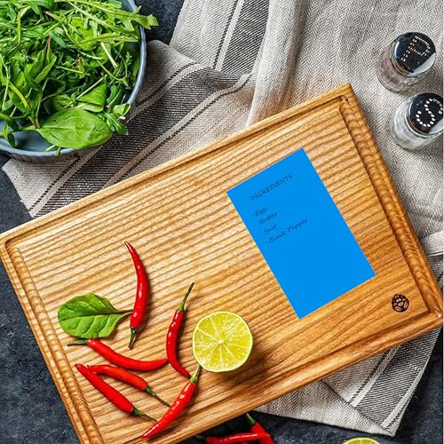 Image of Cubic Prompt Neon Sticky Notes - Pack of 1 | Blue | 10cm x 15cm (4 inchx6 inch) | 100 Sheets Each | Large Self-Adhesive Note Pads for Office | Home | School | to-Do Lists
