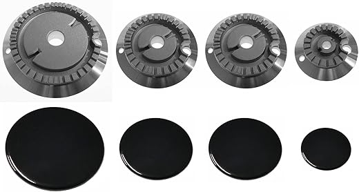 Whirlpool - Ignis - Terim - Kit 4 bruciatori Defendi completi di...