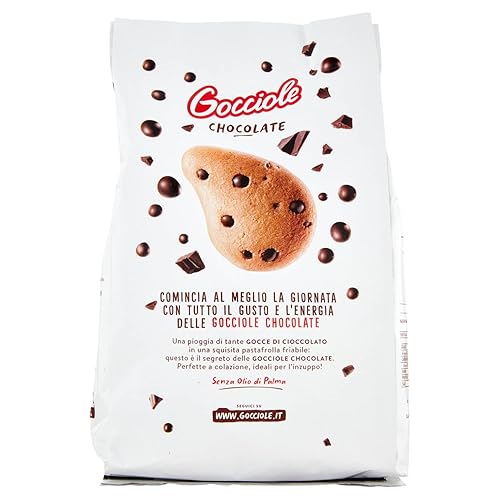 Miniatura 3 de Pavesi: Galletas "Gocciole Chocolate" con gotas de chocolate, sin aceite de palma - 17,6 Oz /17.64 oz