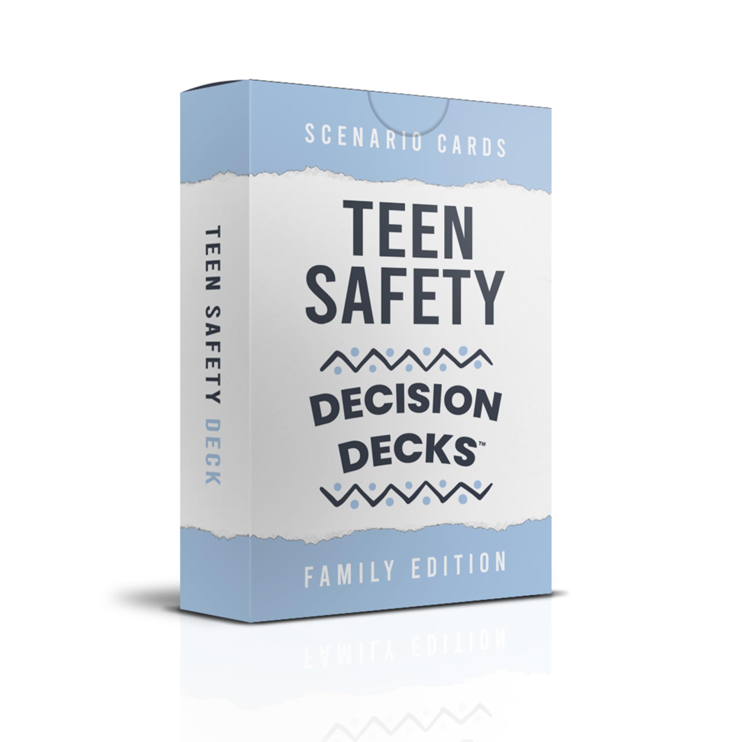 Kingswood Security Teen Safety Scenario Cards; 60 Scenario-Based Questions Designed to Help You and Your Teen Grow and Learn How to Stay Safe Both