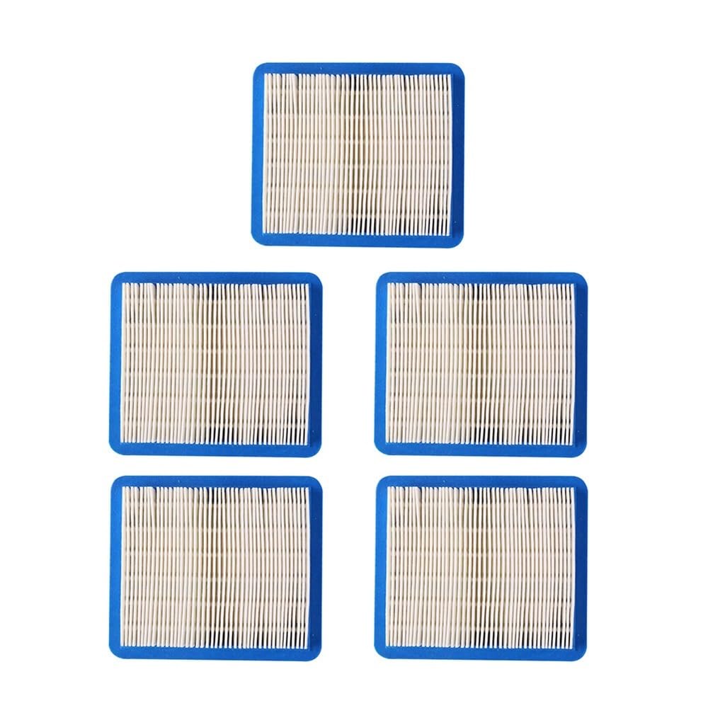 Filtre à air de rechange pour tondeuse 491588s résistant à la poussière | Lot de 5 pièces