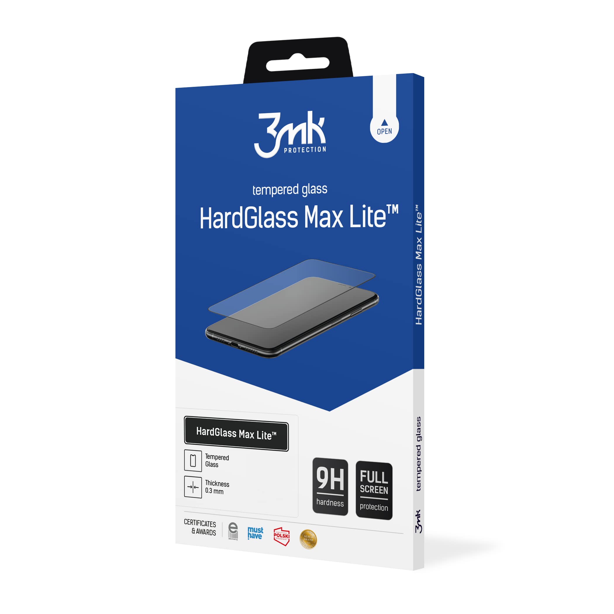 Protector de pantalla completa de cristal templado 9H para Samsung Galaxy S24-3MK HardGlass Max Lite