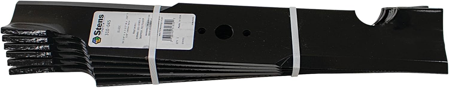 Stens Notched Air-Lift Blade Shop Pack 310-045-6 Replacement Compatible with/Replacement for Exmark 103-6583-S