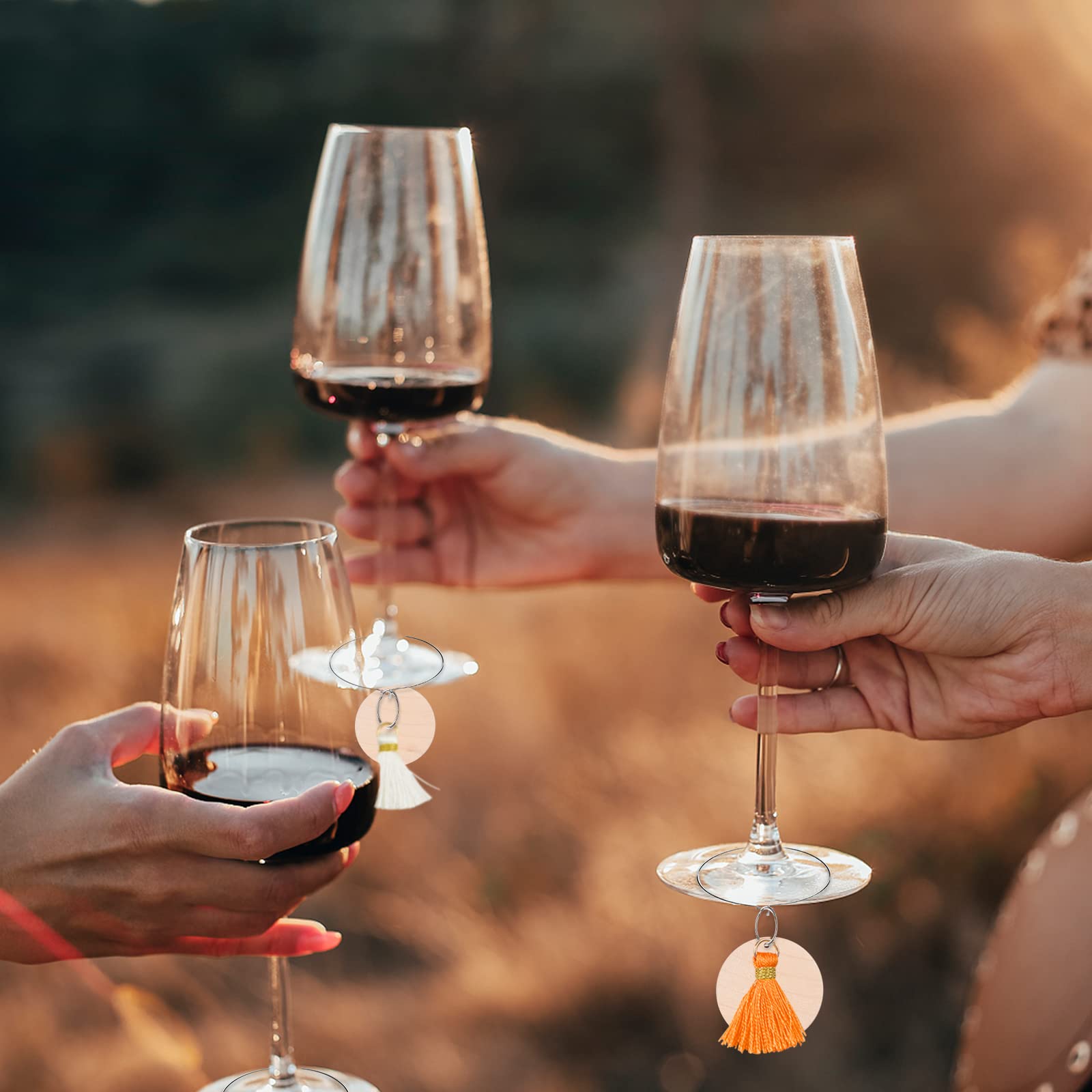 Generico Marque-place Pour Verres | Identificateurs En Silicone Pour