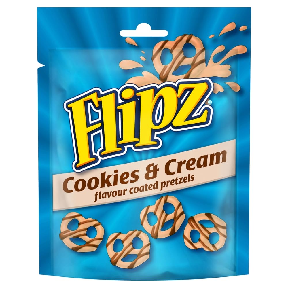 Flipz Biscotti & Crema Salato Dolce Pretzel Snack, 90g