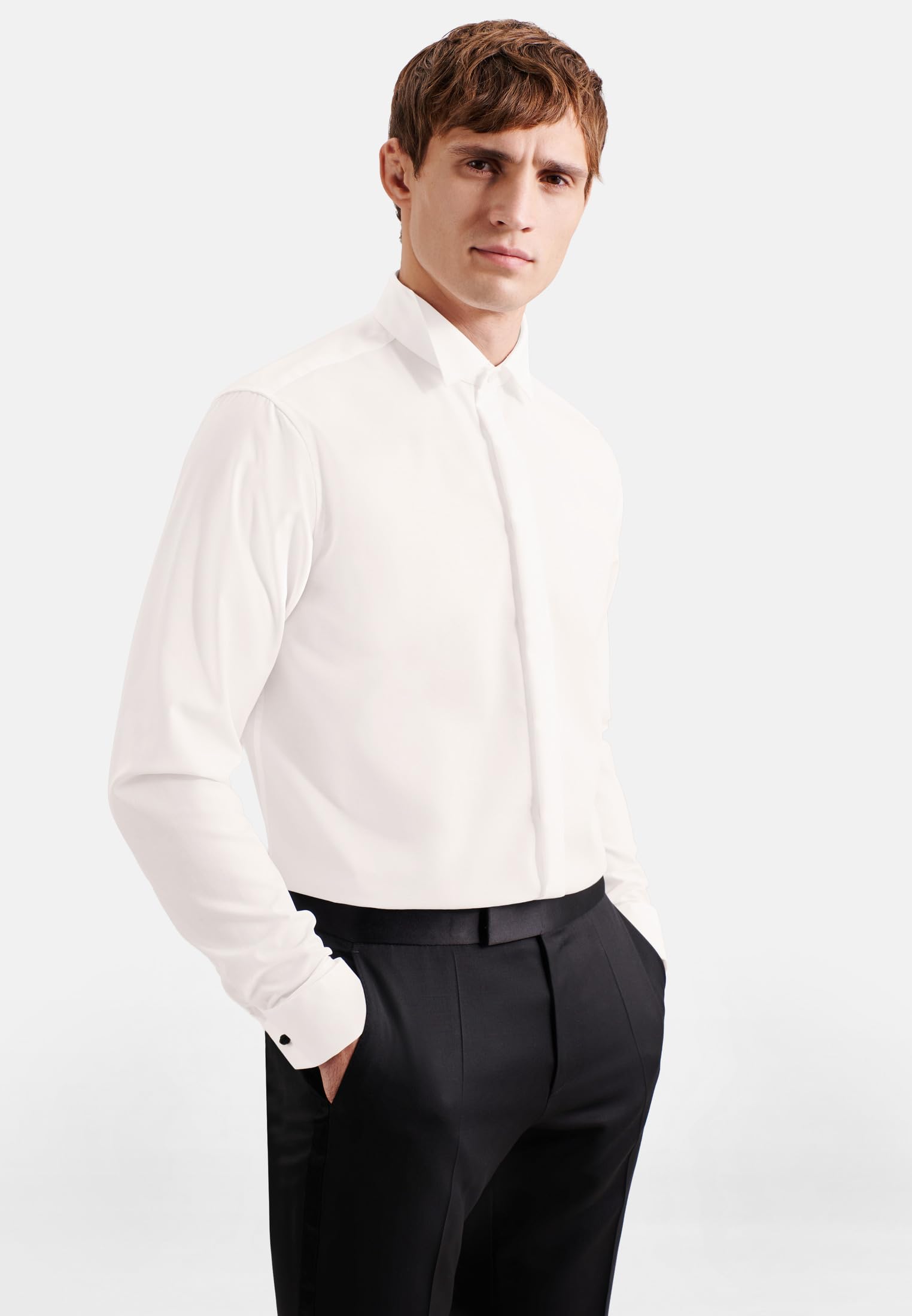 Seidensticker Herren Business-Hemd - Regular Fit - Bügelfrei - Kläppchenkragen - Langarm - Umschlagmanschette - 100% Baumwolle