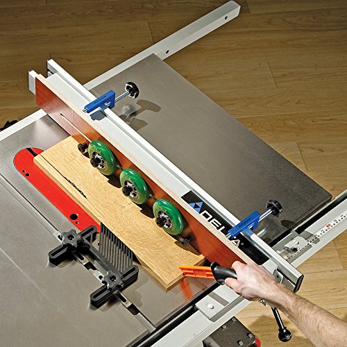Universal Fence Clamps for Woodworking – Secure Auxiliary Fence Setup Woodworking Clamps Set To Prevent Damage - Easy-to-Grip Heavy Duty C Clamp for Table Saw Accessories & Carpentry Tools