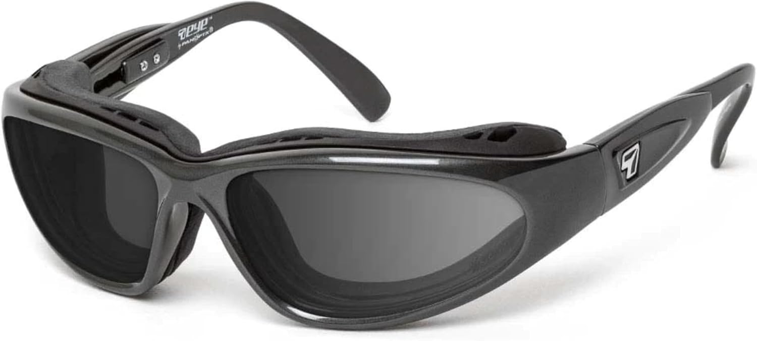 7 EYE CAPE Wind Blocking Padded Foam Sunglasses for Outdoors, 100% UVA + UVB Protection