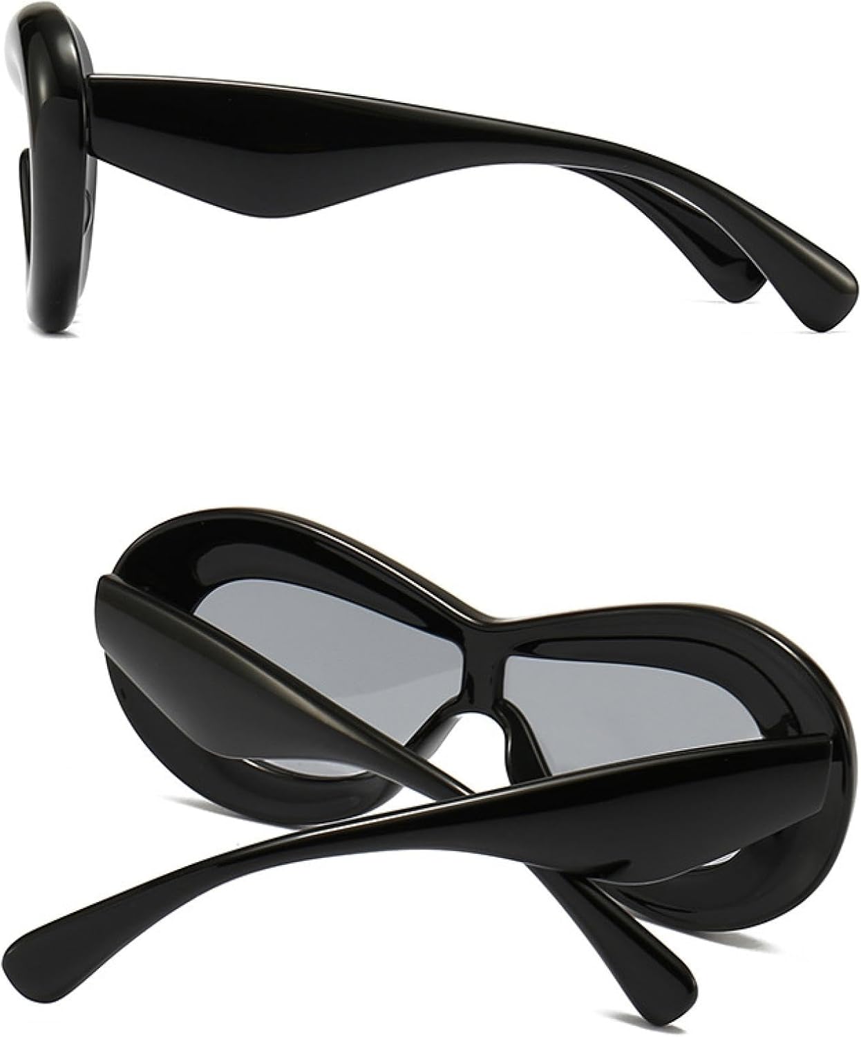 Women's Sunglasses Glasses Lady Luxury Goggle Sun Glasses Vintage Mirror Big Frame