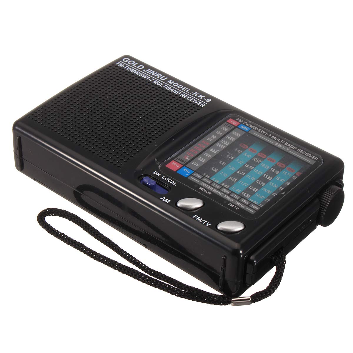 Amazon.co.jp: ポータブルフルバンドラジオFMステレオスピーカーMW SW