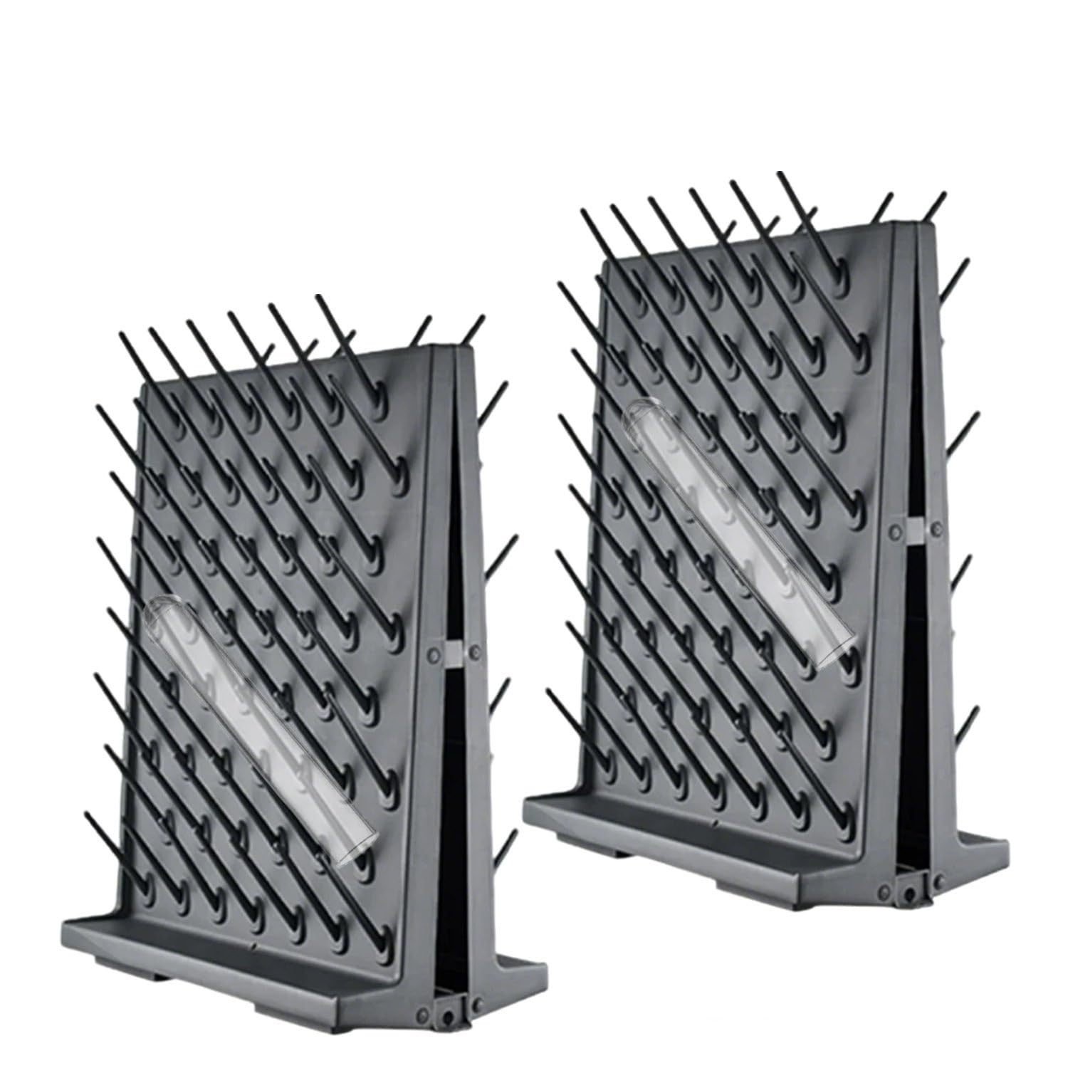 Escurreplatos de laboratorio, escurridor de cristalería desmontable con diseño fácil de limpiar para educación científica de laboratorio
