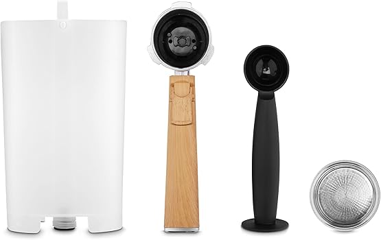 Ufesa CE7238 Cream Cafetera Expresso y Capuccino, Vaporizador Orientable, 20 Bares, 2 Modos: Café Molido o Monodosis, Depósito 1.2L, Función Calienta Tazas, 850W, Cream3