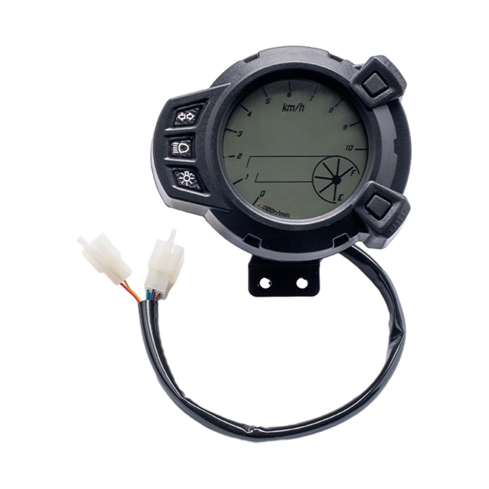Tachimetro Contachilometri Digitale Strumento Odometro Multifunzione Display Ampio Resistente Protezione Basso Consumo Adatto per