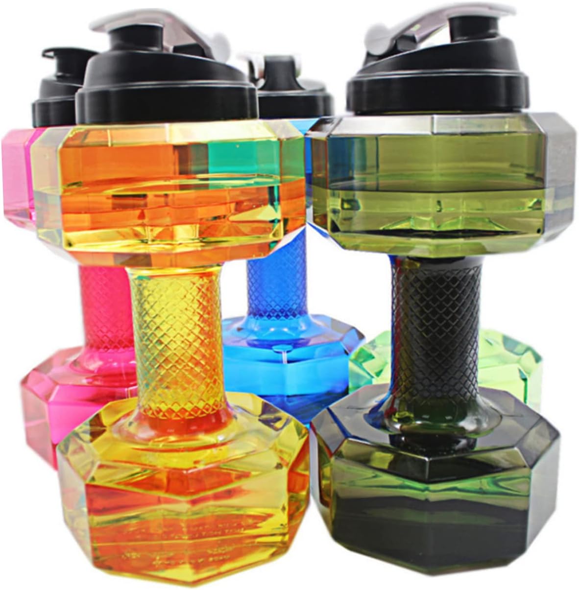 INOOMP Fitness Water Kettle Dumbbell Bottle Portable Dumbbell Cup for Boys and Girls Adults