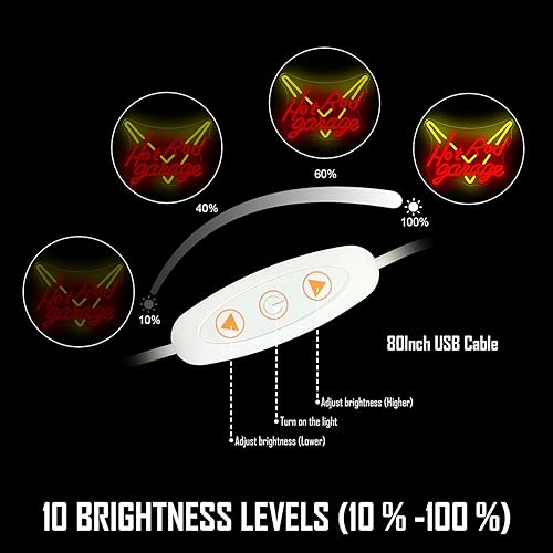 Miniatura 3 de Letrero de neón para garaje con barra caliente, luz de neón LED para garaje, garaje, para decoración de pared, letrero de neón regulable para