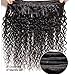 Julia 10A Indian Virgin Curly Hair Weave 3 Bundles 12 10 8 inch 100% Unprocessed Remy Human Hair Extensions 95-100g/pc Natural Black Color
