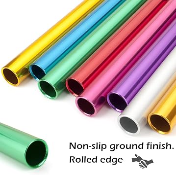 Muka Custom Laser Engrave Aluminum Relay Baton Track and Field Official Size Baton 1PC Retail