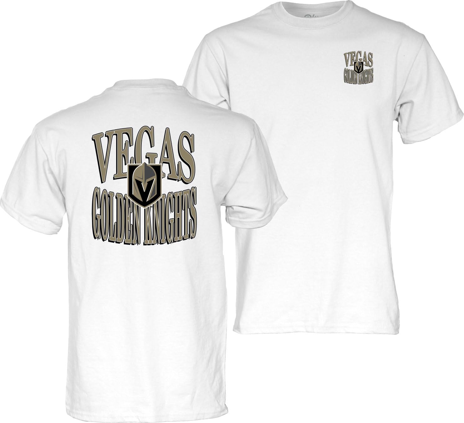 Blue 84 NHL Unisex-Adult NHL Officially Licensed T-Shirt Front/Back White