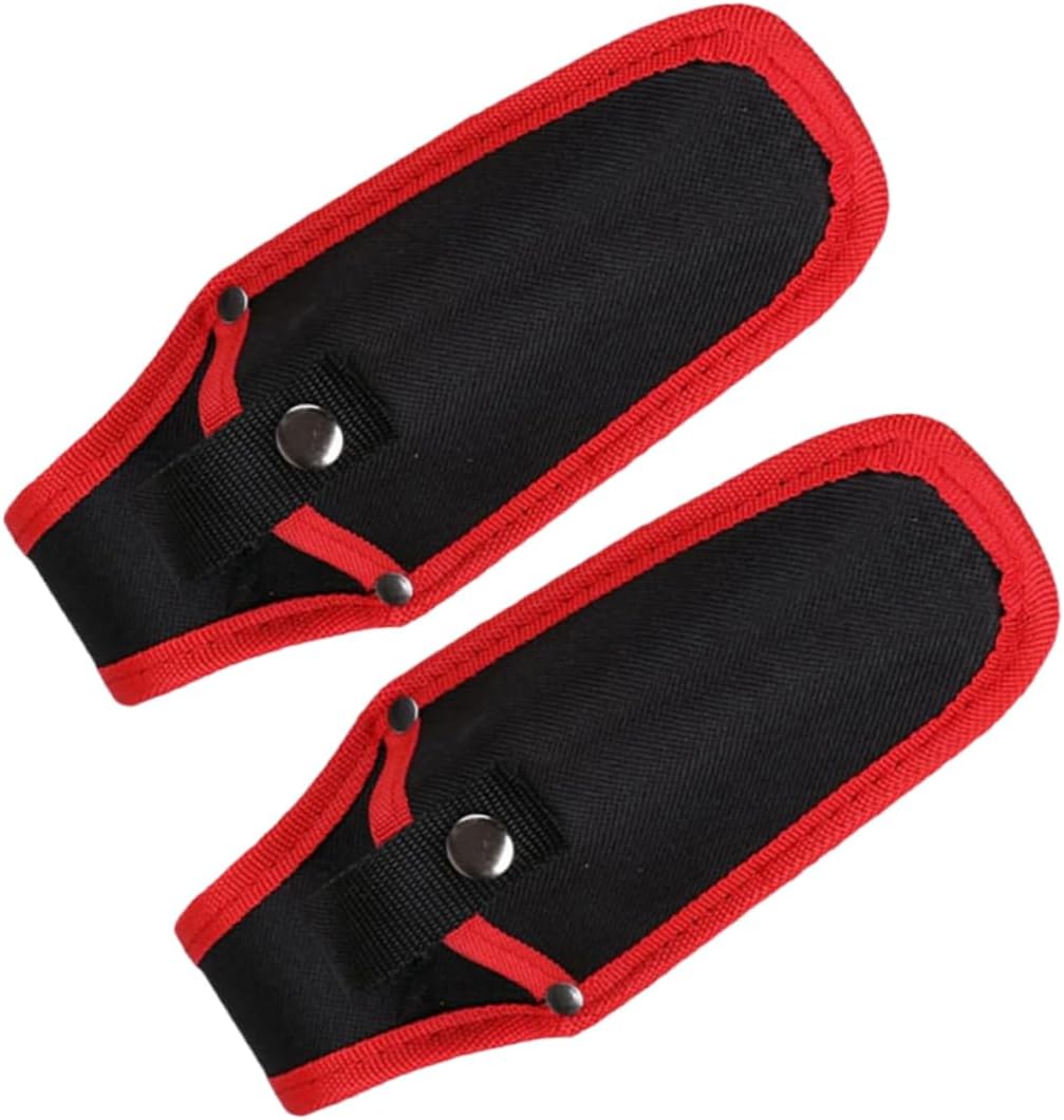 2Pcs Canvas Pruner Garden Scissors Sheath for Easy Storage Secure Snap Design for Hand Pruners Stylish and Reliable Tool Cover for Gardening