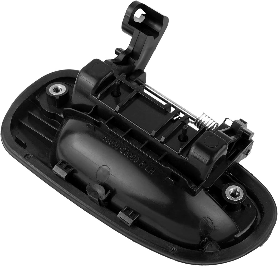 NPAUTO Door Handle for 2000 2001 2002 2003 2004 2005 Hyundai Accent, Dodge Verna Exterior Interior Front Rear Driver Passenger Side Replacement, Pack of 8, Black