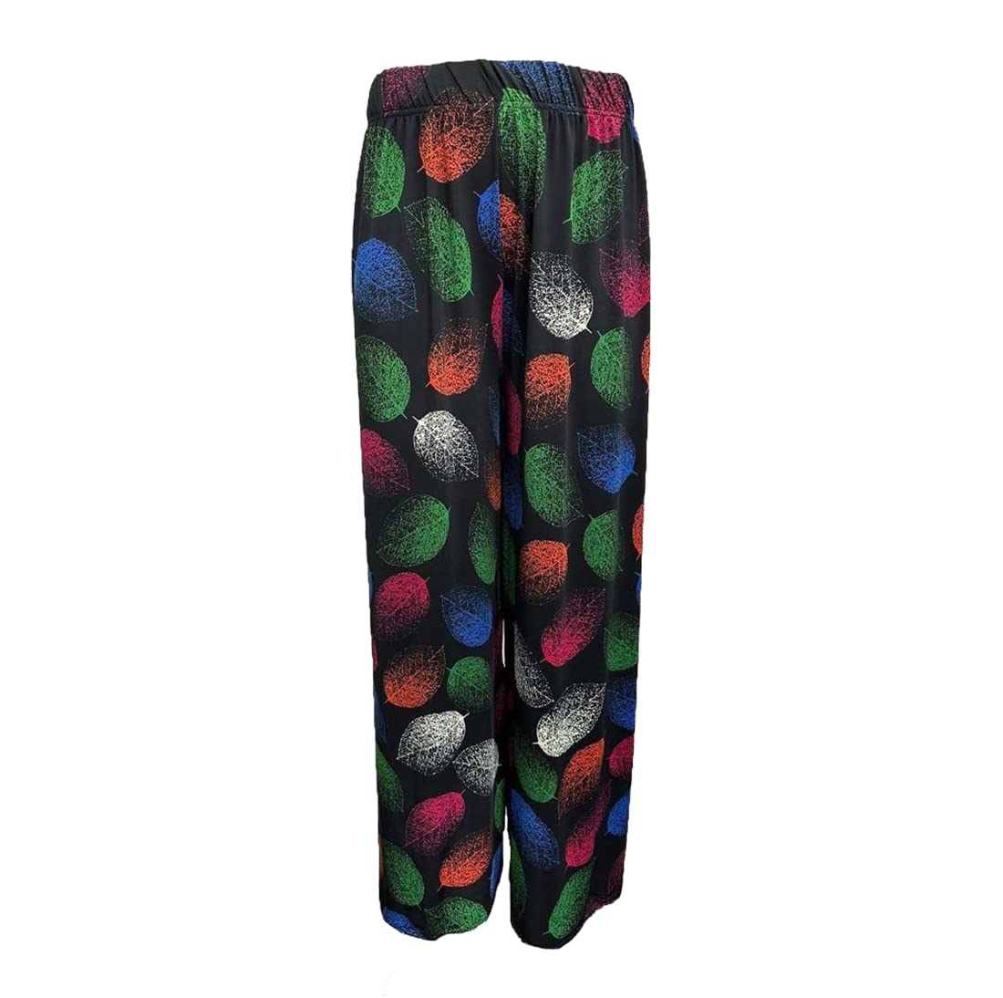 Hina Fashion Women's Multi Colour Leap Palazzo Wide Leg Flared Elasticated Trousers Stretch Plus Size Plain Pants ( Uk 24-26)