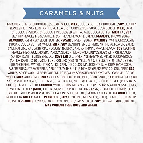 Russell Stover, Caramel And Nuts In Milk And Dark Chocolate, Assorted Chocolate Gift Box, 9.4 Ounce #TOP6