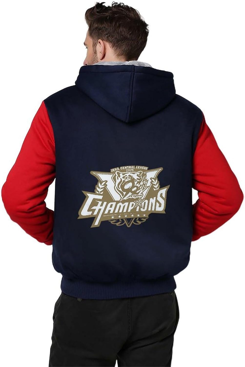 2025 阪神 JERA セ・リーグ優勝記念 タイガース パーカー 男女兼用 カジュアル 男 レディース ジャケット フーディ フー