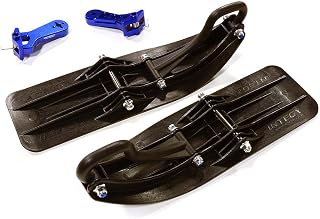 C32550BLUE Front Sled Attachment Set for Losi 1/5 DBXL-E 2.0 4WD (for RWD)