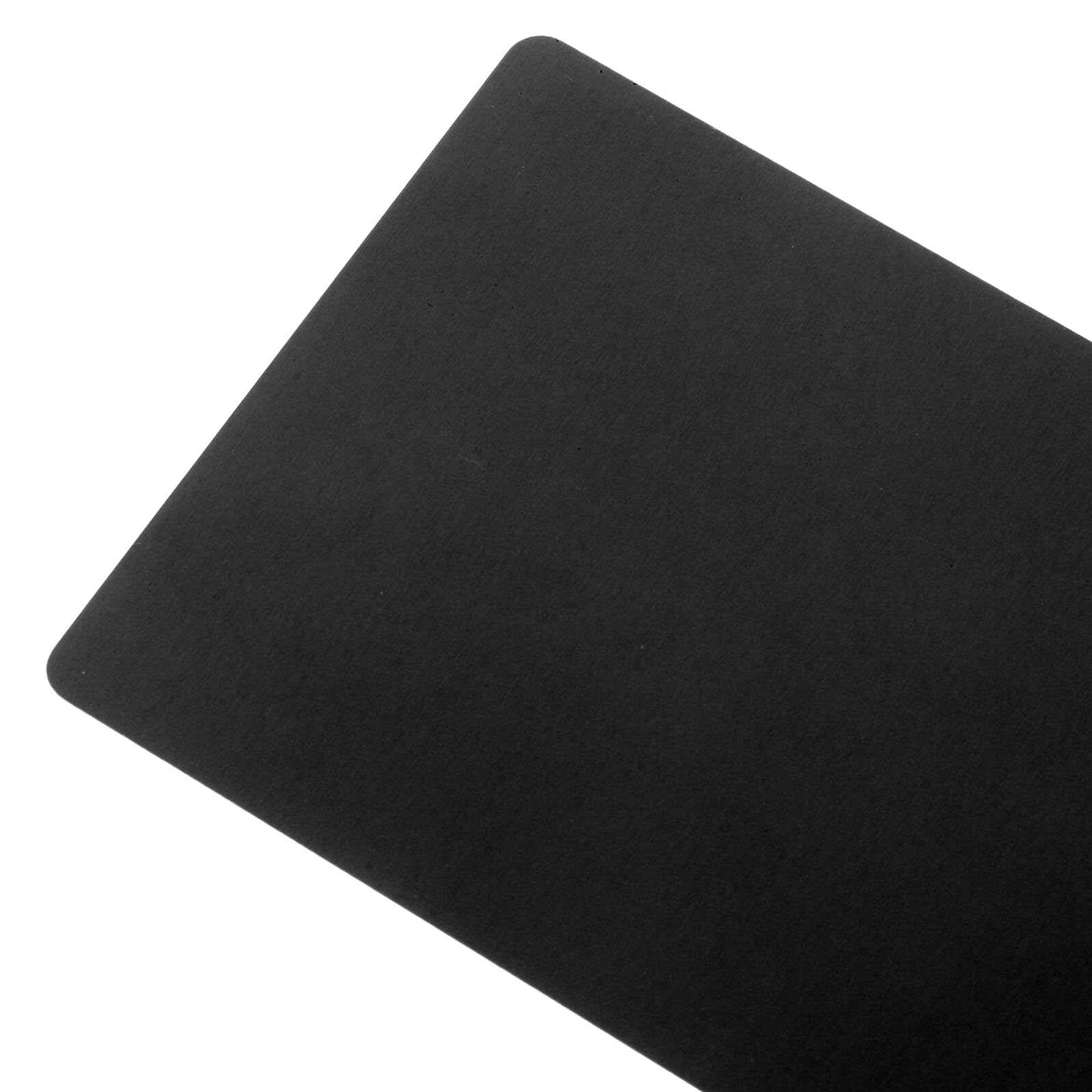 Leere Metall Visitenkarten 200 Stück 86x54x0, 21 Mm Schwarz