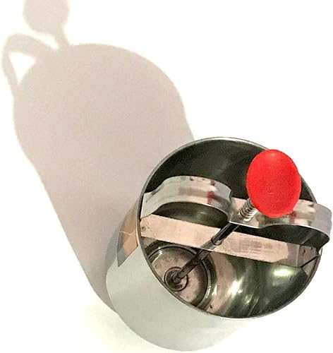 Miniatura 6 de DBY Medu Vada Maker - Dispensador de acero inoxidable - Plateado - Estilo moderno - Perfectamente formado y crujiente Medu Vada