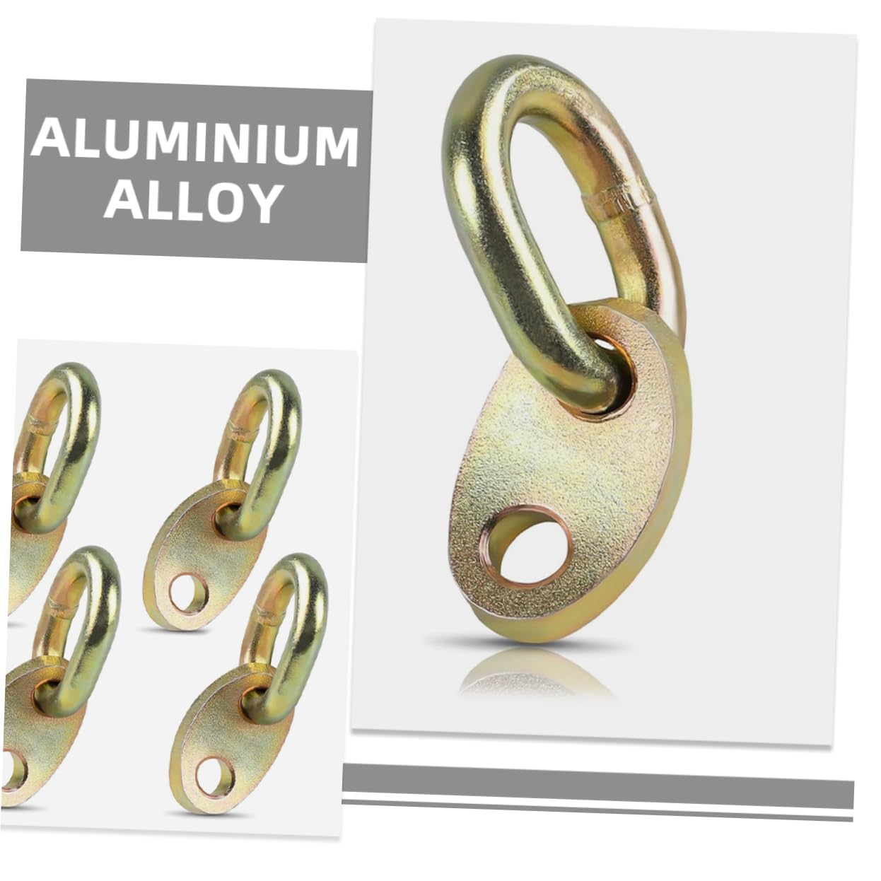 SOLUSTRE 4pezzi Sollevamento Motore Piastra di Sollevamento con Supporto per Carico Motore Kit Completo per Applicazioni Sicuro e Stabile