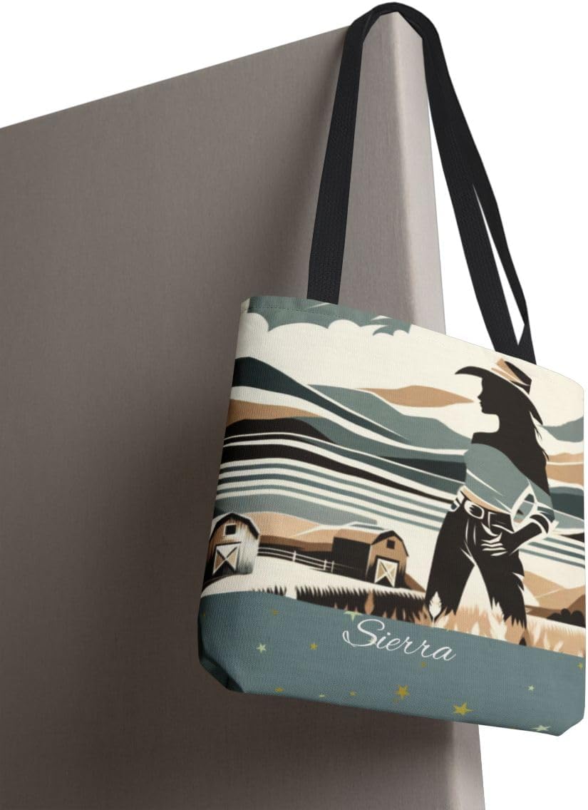Customizable Tote Bag for Women-Womens Tote Bags for Work-Western Tote Bags for Women-Cowgirl Gift for Her